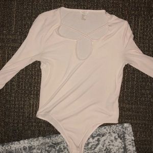 Forever 21 Baby Pink Body Suit